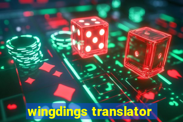 wingdings translator